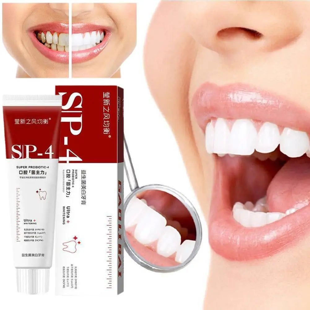 Pâte Dentifrice Blanchissant SP-4 Probiotique Ultra+