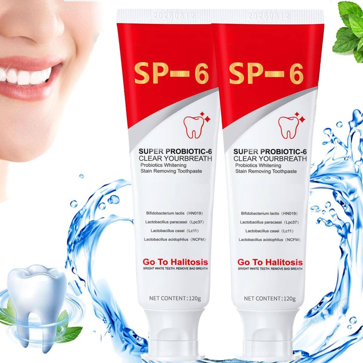 SP-6 Dentifrice Probiotique Blanchissant