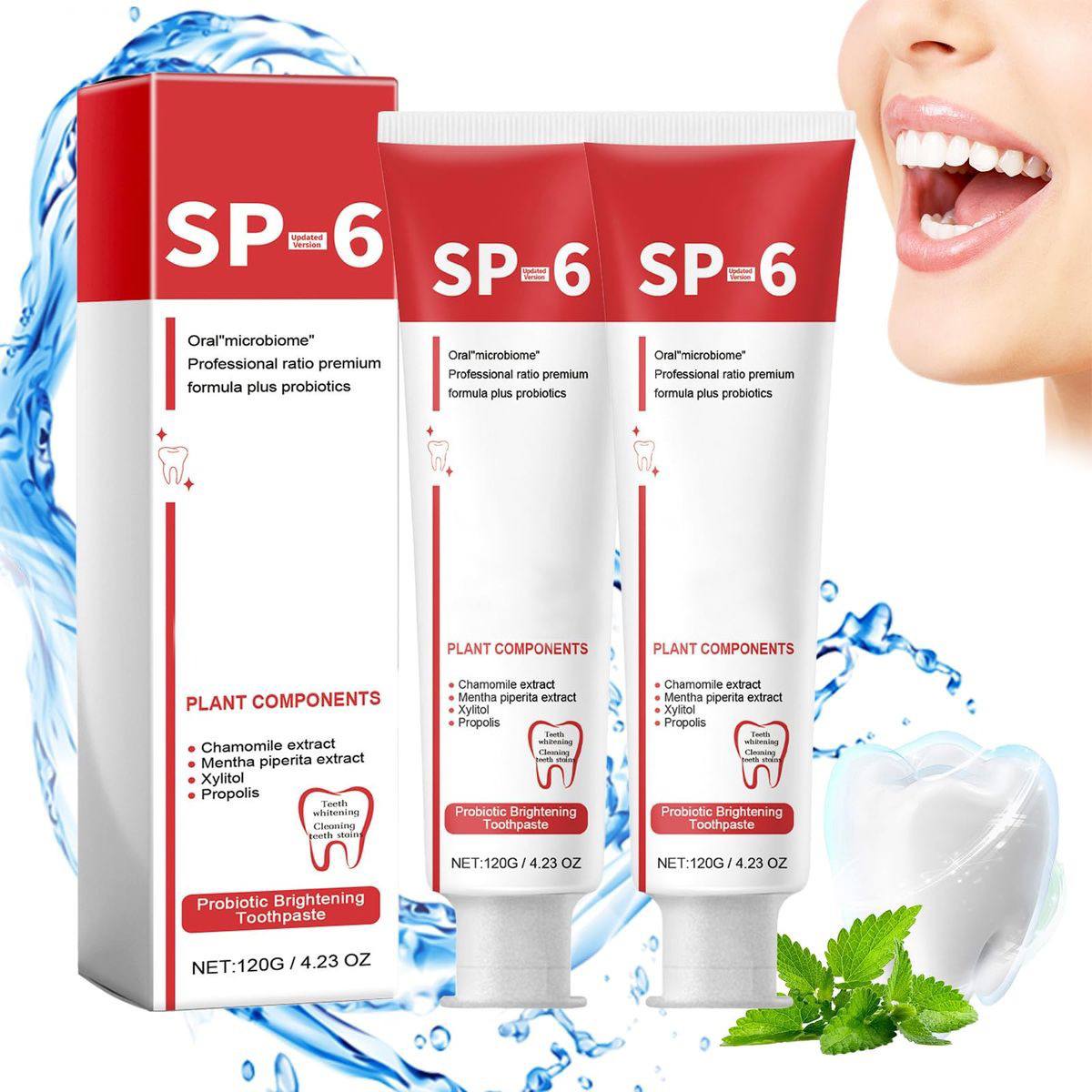 SP-6 Dentifrice Probiotique Blanchissant